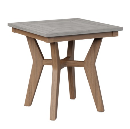 Berlin Gardens Mayhew Square End Table (Natural Finish)